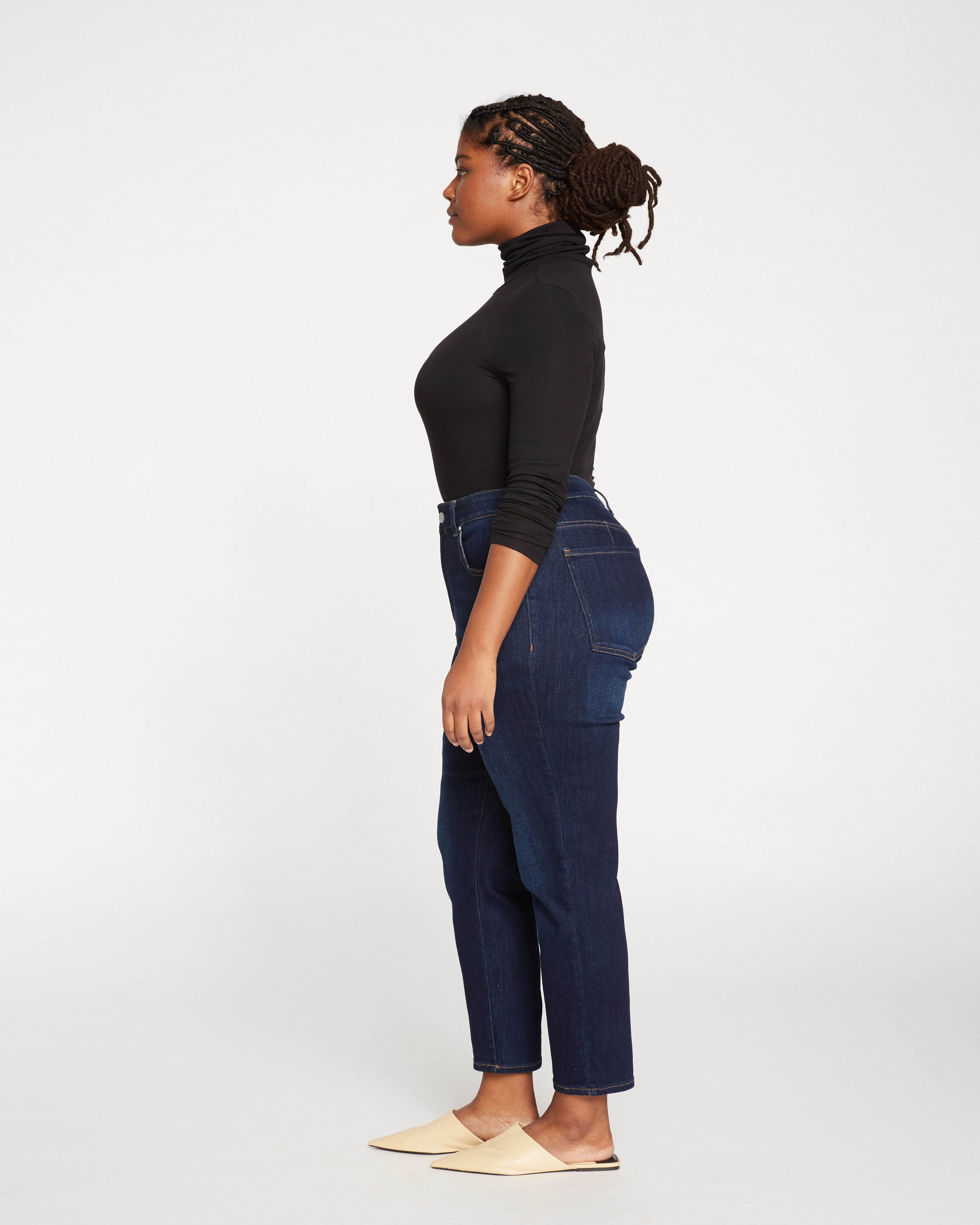 Joni High Rise Curve Slim Leg Jeans 27 Inch - Midnight Blue