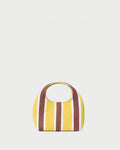 Kenzie Yellow/Brown Stripe Mini Bag