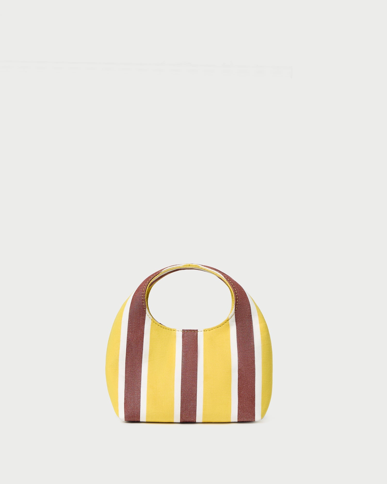 Kenzie Yellow/Brown Stripe Mini Bag