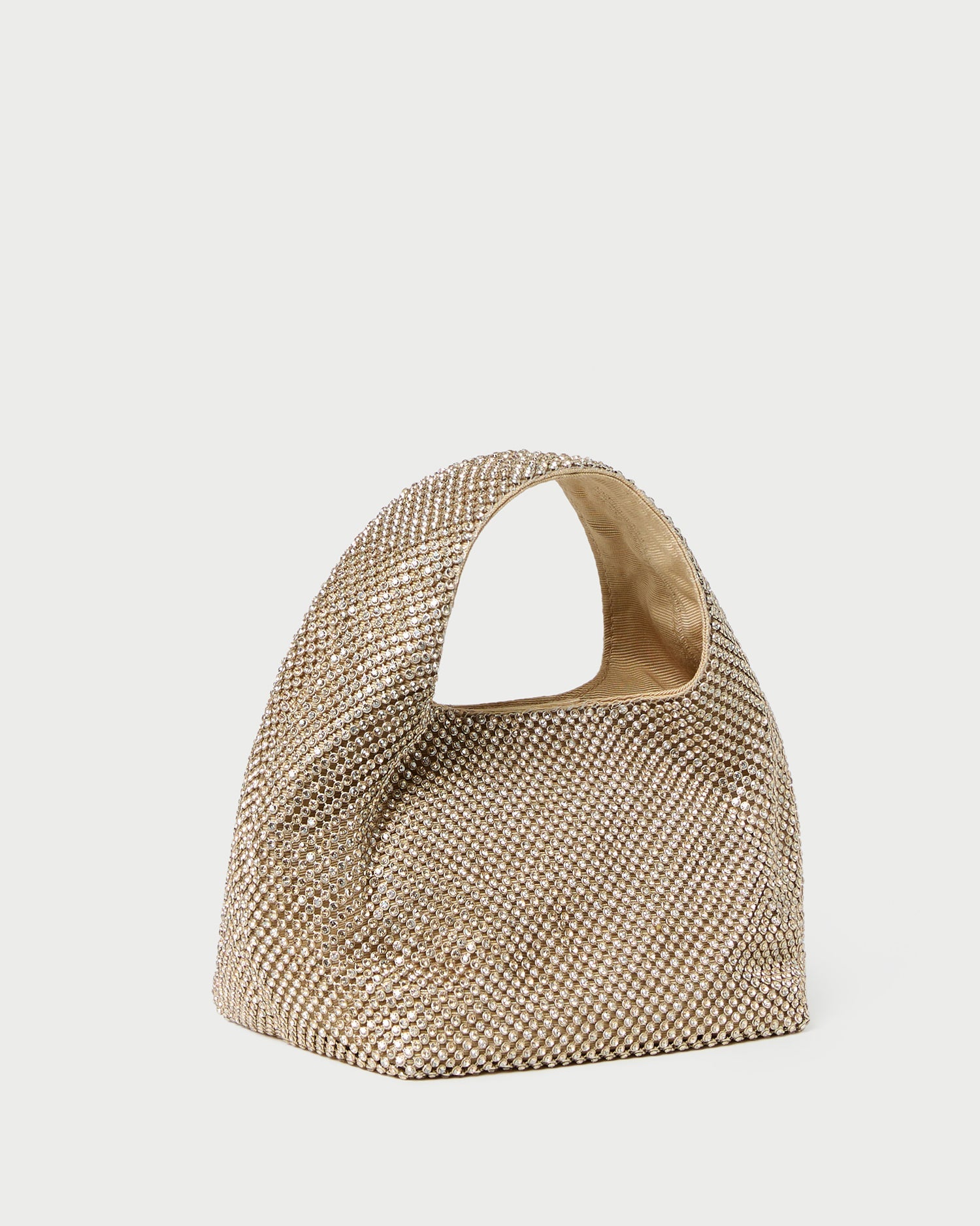 Kenzie Gold Diamanté Mini Bag