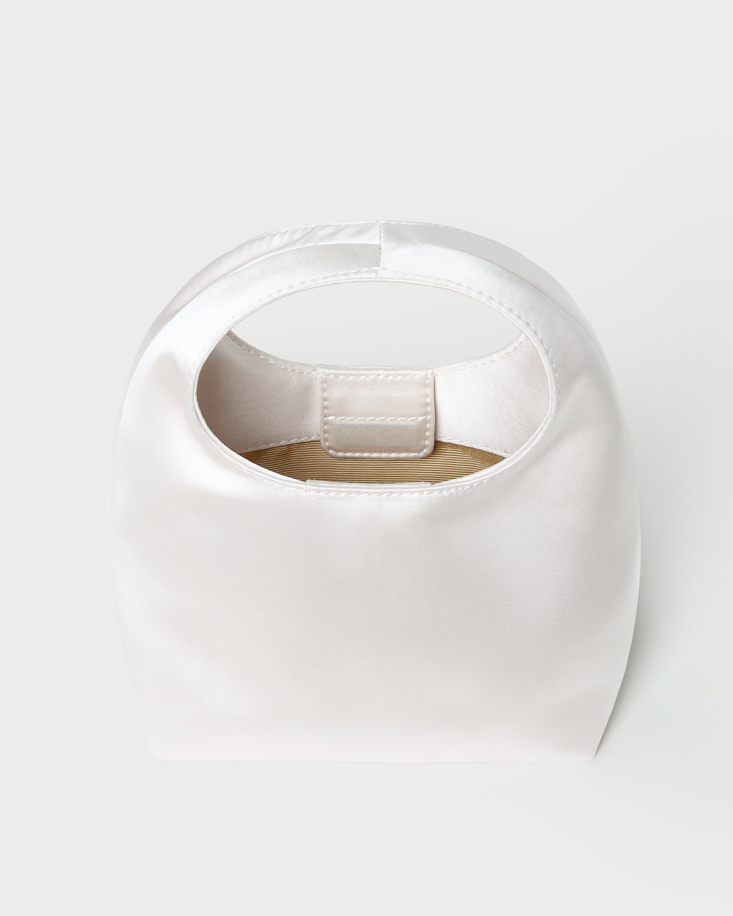 Kenzie Cream Satin Mini Bag