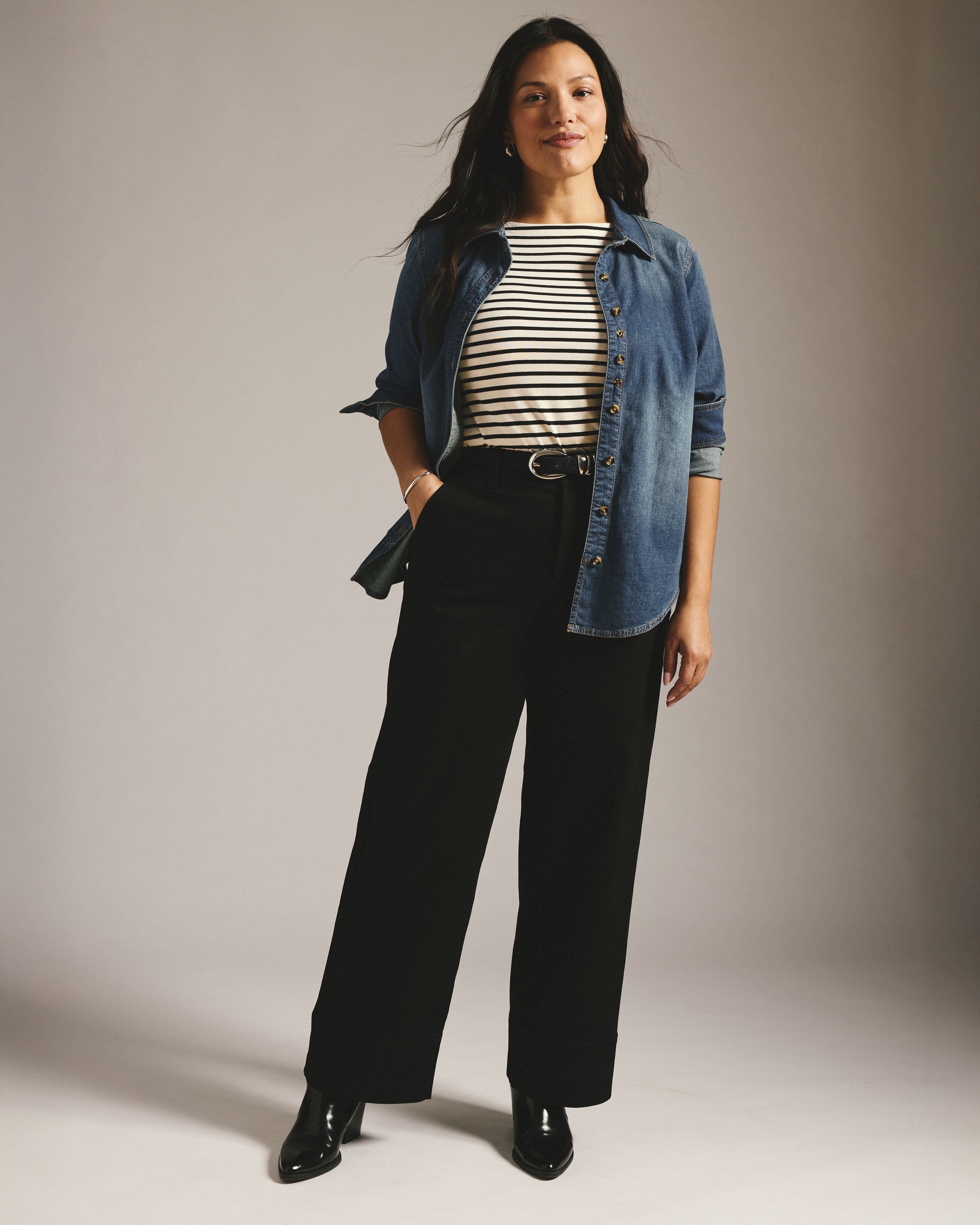Carol High Rise High Stretch Jeans - Jet Black