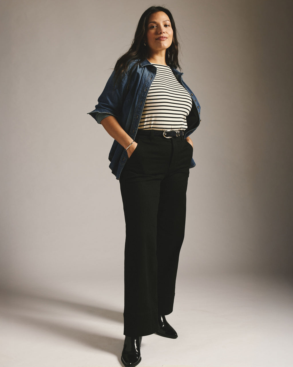 Carol High Rise High Stretch Jeans - Jet Black