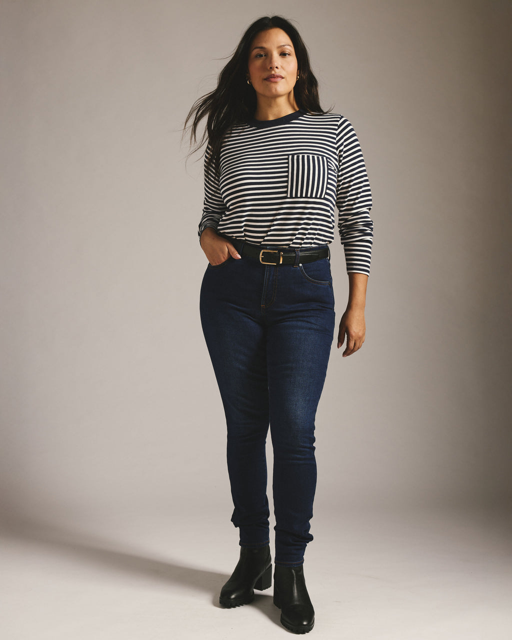 Seine High Rise Skinny Jeans 32 Inch - Heritage Indigo