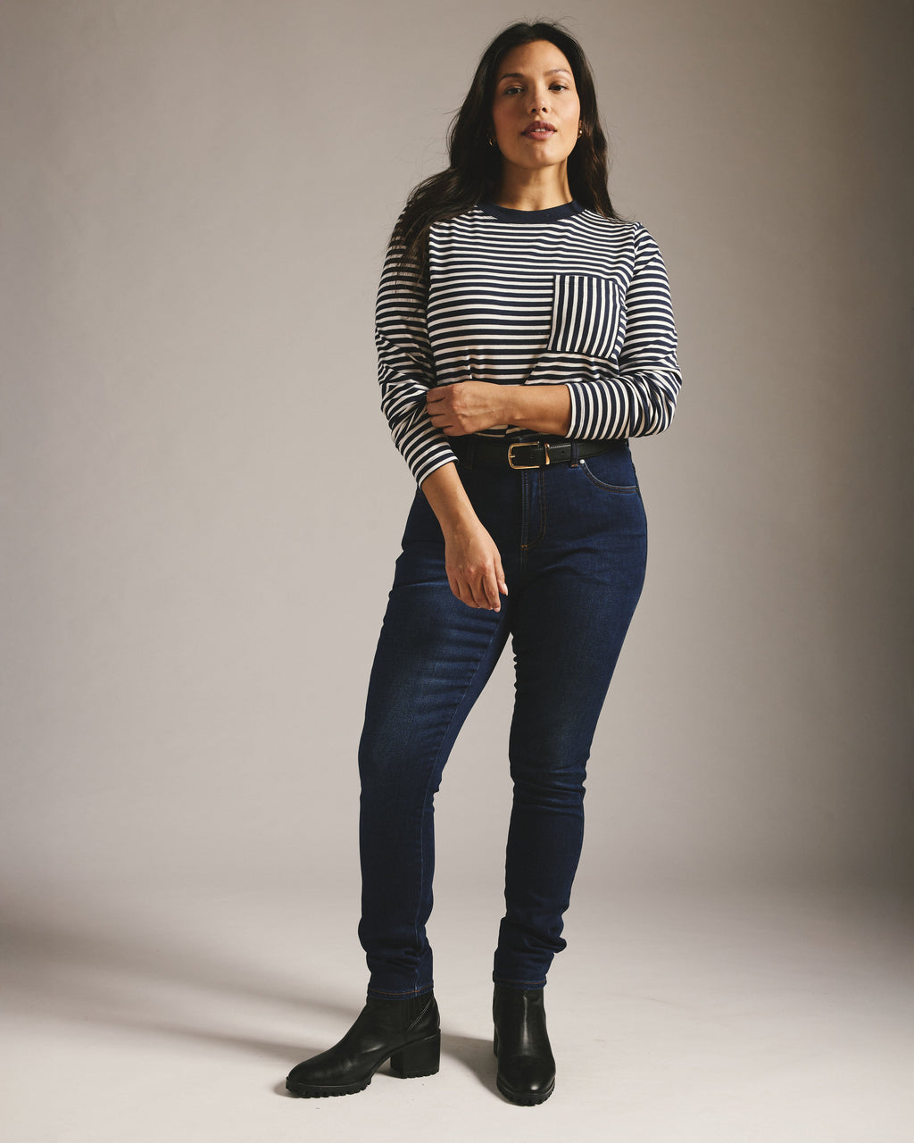 Seine High Rise Skinny Jeans 32 Inch - Heritage Indigo