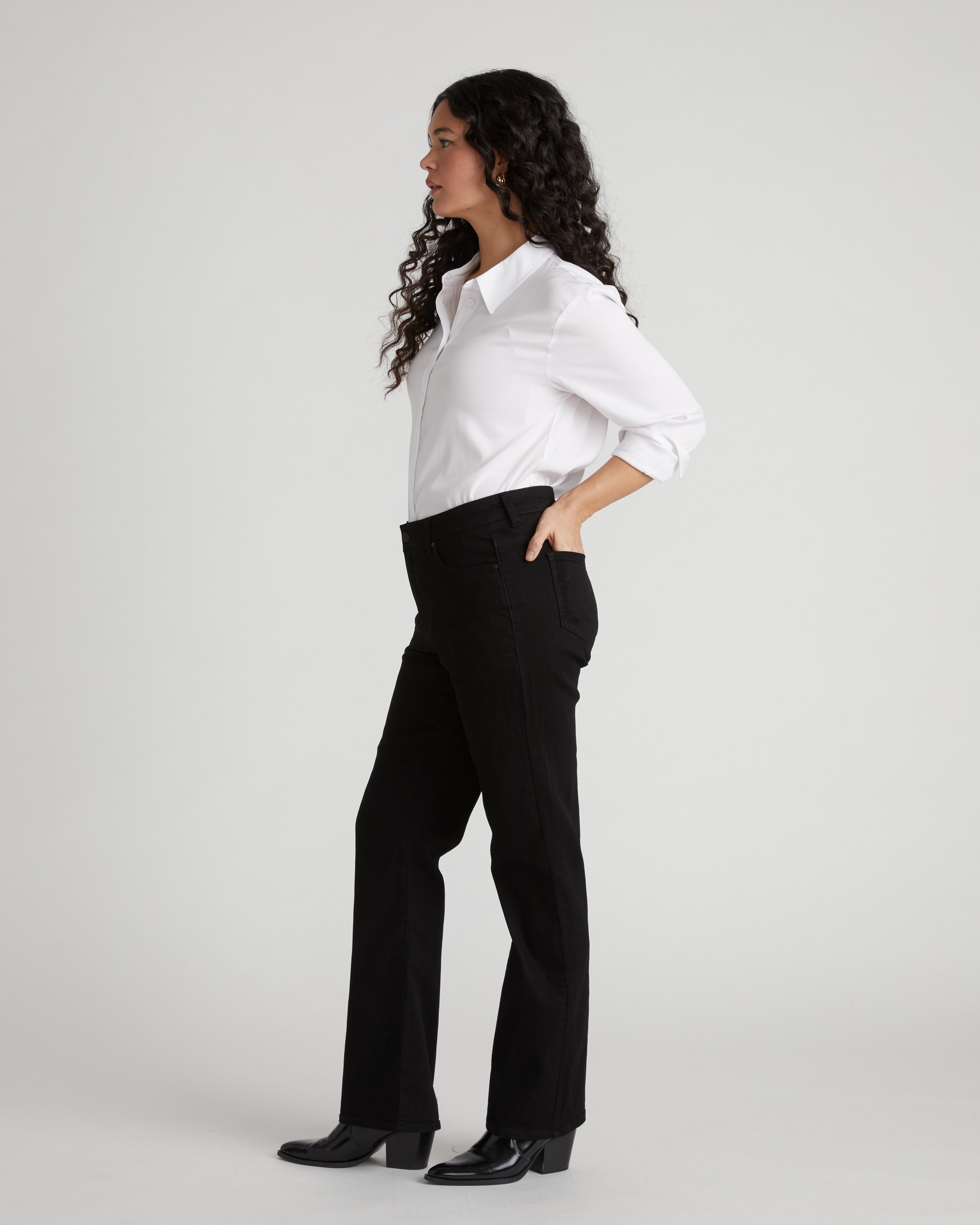 Marne Bootcut Jeans 32 inch - Jet Black
